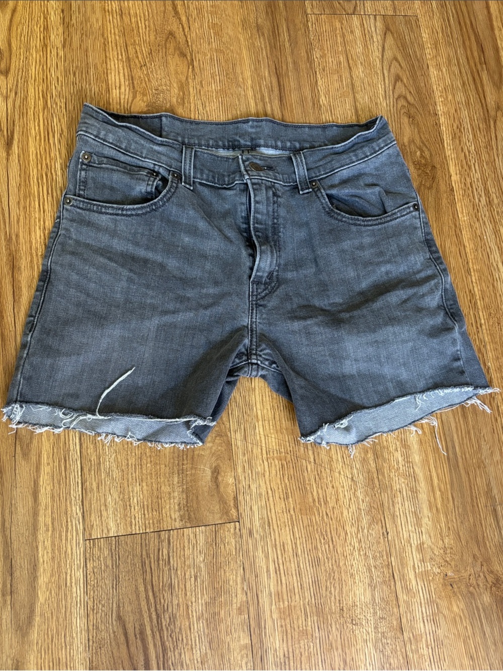 Women’s Levi Black Denim Cutoff Shorts